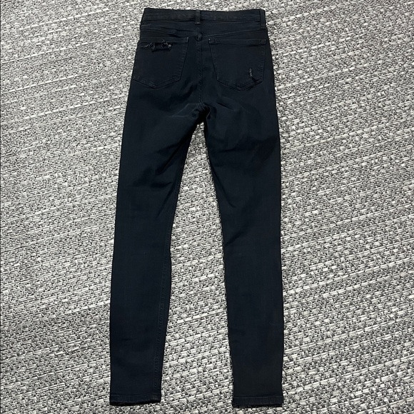 Topshop | Black Distressed Jamie Jeans - Picture 9 of 12